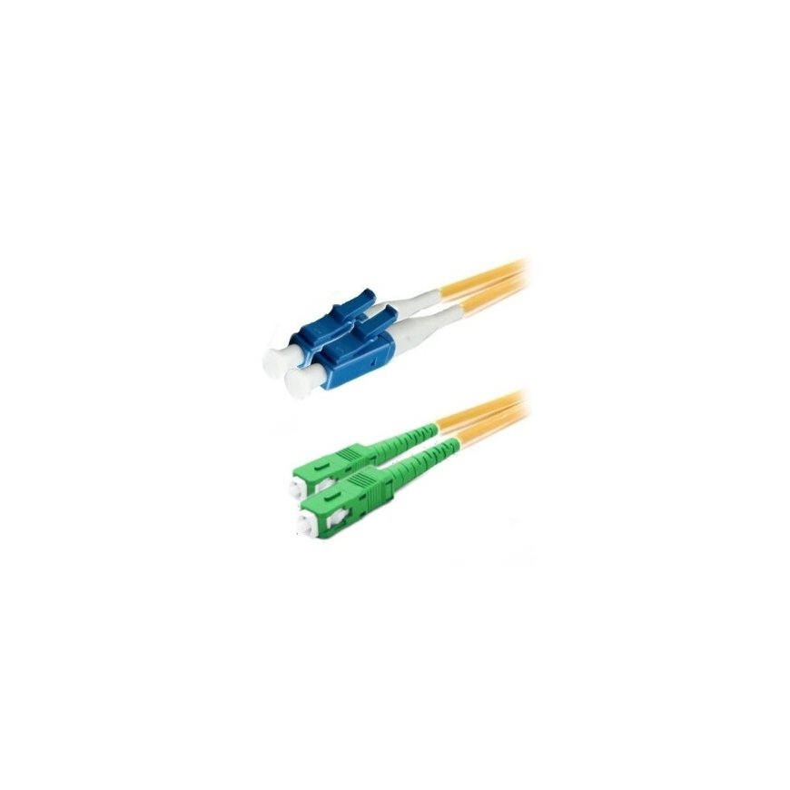 Xtendlan Lynx CS duplex patch cable SM 9/125, OS2, LC (PC) -SC (APC), LS0H, 1m