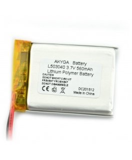 Akumuliatorius Li-Pol Akyga 560mAh 1S 3.7V