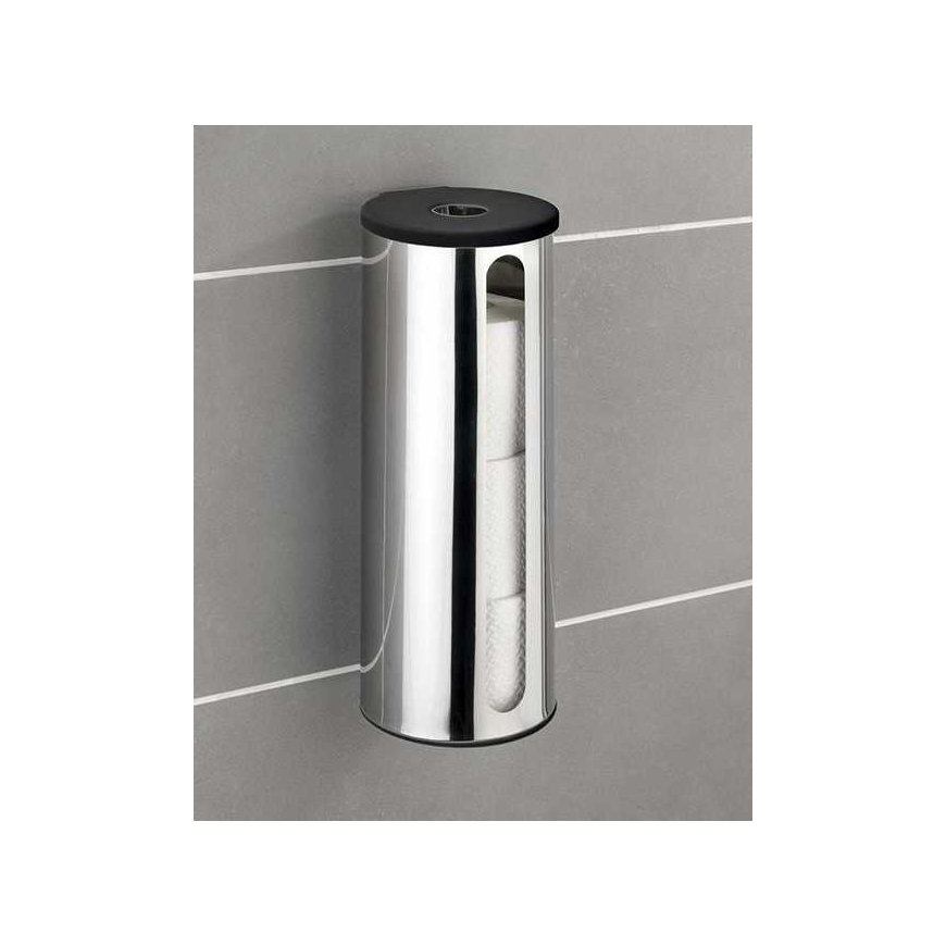 Säiliö vara-wc-paperirullille, terässeinäkaukalo DETROIT - WENKO – 5