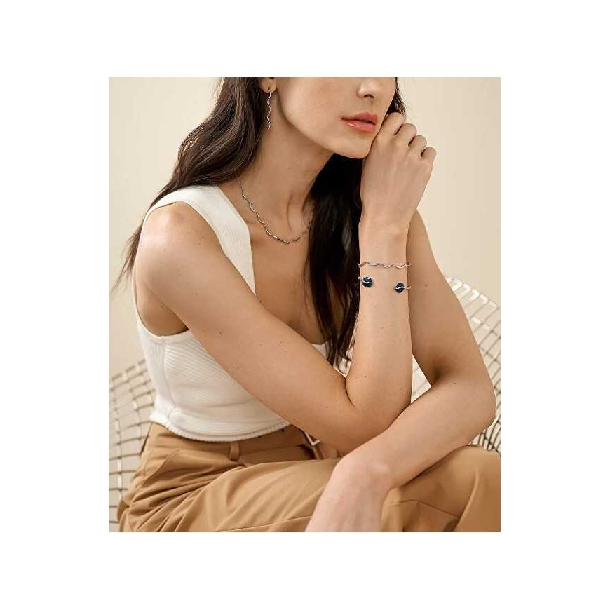 Skagen Madinga plieno tvirta apyrankė Sea Glass SKJ1811040 – 2