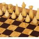 Olive Wood Chess Set 40x40cm With Modern Style Pieces Manopoulos Olive Wood Chess Set 40x40cm With Modern Style Pieces Manopoulos