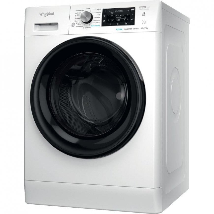 Whirlpool FFWDD1076258B veļas žāvētājs Brīvi novietots
