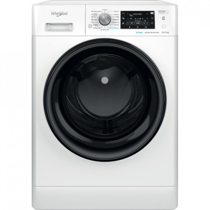 Whirlpool FFWDD1076258B washer dryer Freestanding Front-load White E – 2