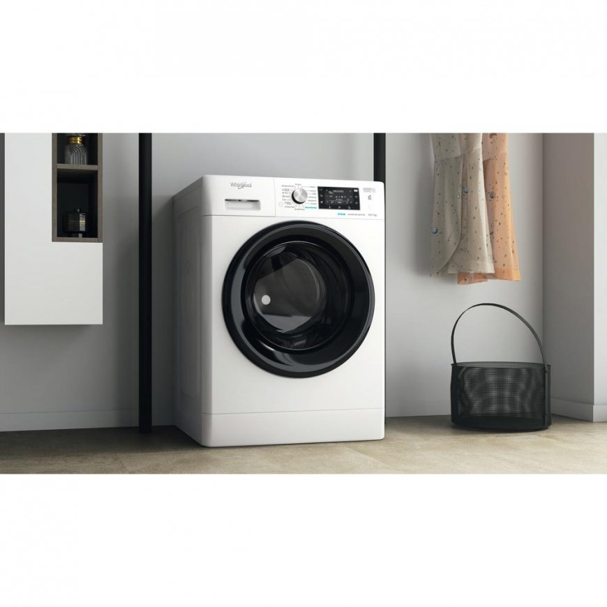 Whirlpool FFWDD1076258B skalbyklė-džiovyklė Pastatomi Pakraunama per priekį Balta E – 5
