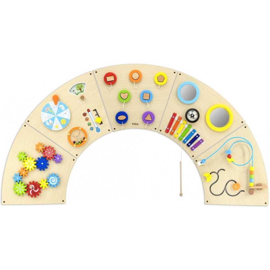 Viga Toys VIGA Montessori Wall Arch Manipulative Board
