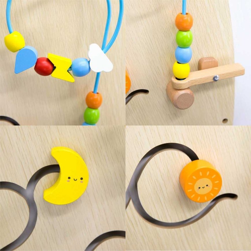 Viga Toys VIGA Montessori Wall Arch Manipulative Board – 3