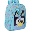 School bag Bluey Sky blue 26 x 34 x 11 cm