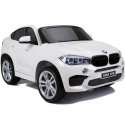 Lean Cars Kaksipaikkainen sähköauto BMW X6M, valkoinen