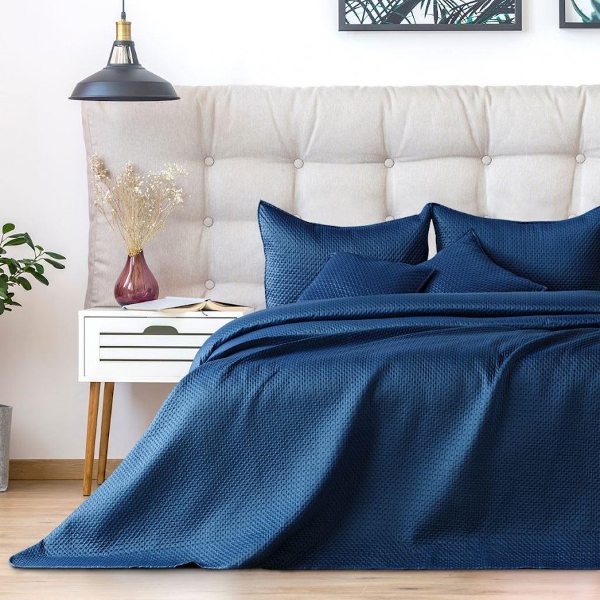 AmeliaHome Bedspread DARKBLUE 260x280 cm – 2