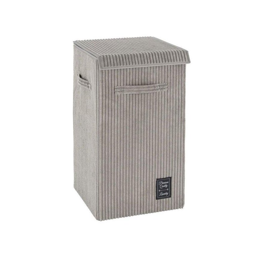 Washing basket CORA, 63 L, pilkas, WENKO