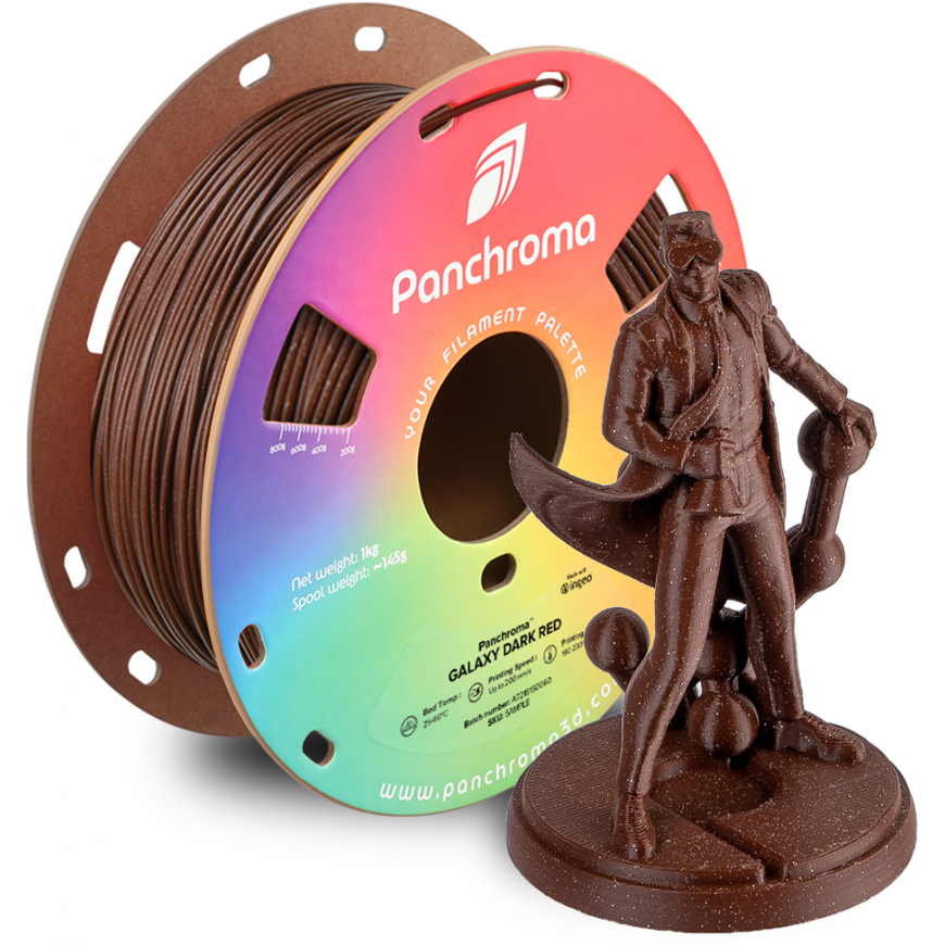 Polymaker Panchroma™ PLA Galaxy 1.75 mm 1kg - Galaxy Dark Red