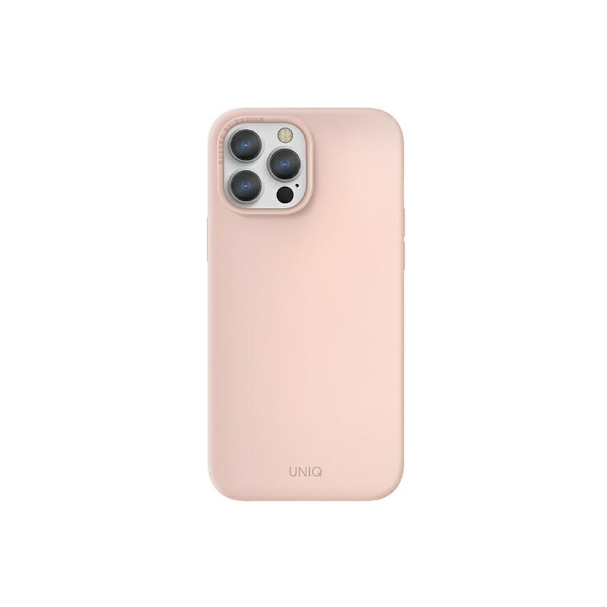 UNIQ Lino Hue Apple iPhone 13 Pro Max 6,7" blush dėklas telefonui rožinės spalvos MagSafe – 3