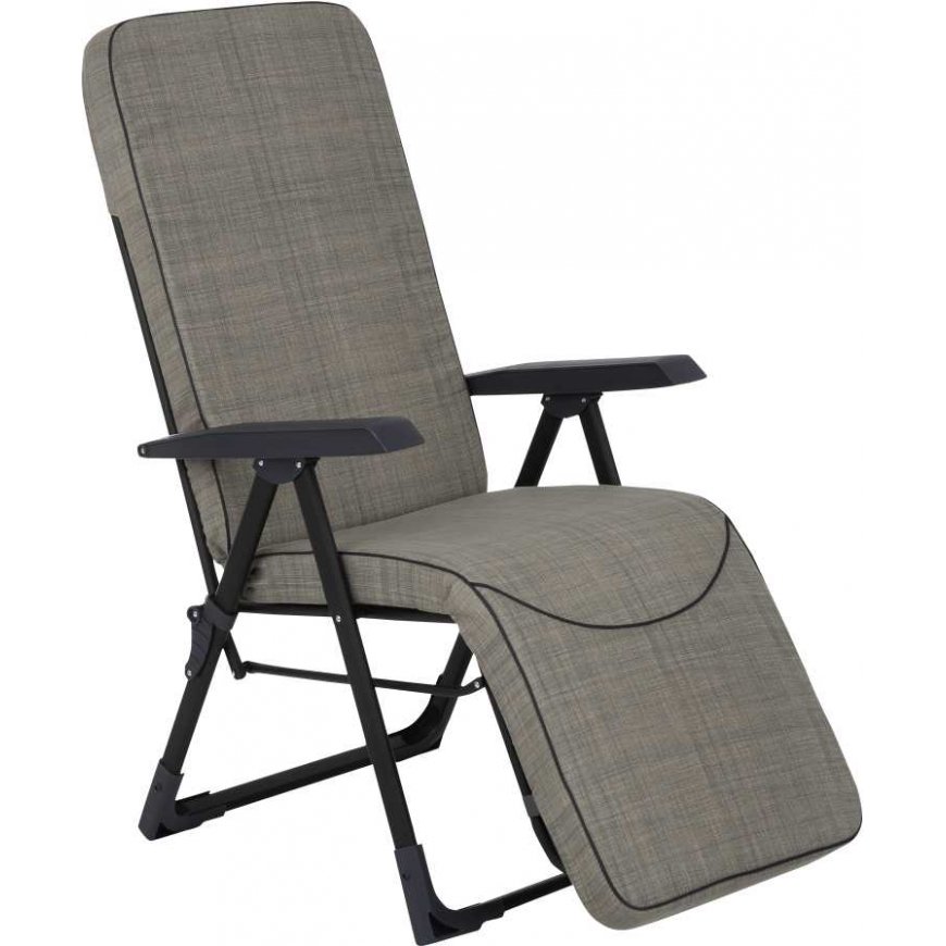 Puutarhatuoli jalkatuella Modena Square Plus Black Edition H024-04IB PATIO