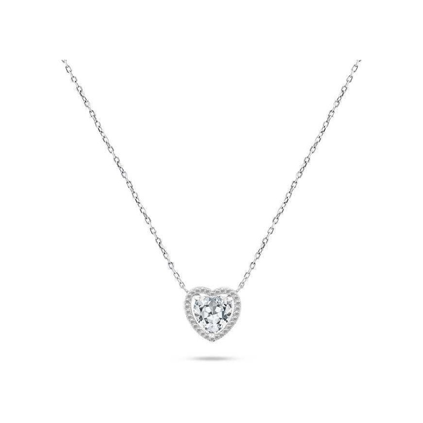 Brilio Silver Brilio Silver Dazzling silver pendant with glittering heart NCL70W