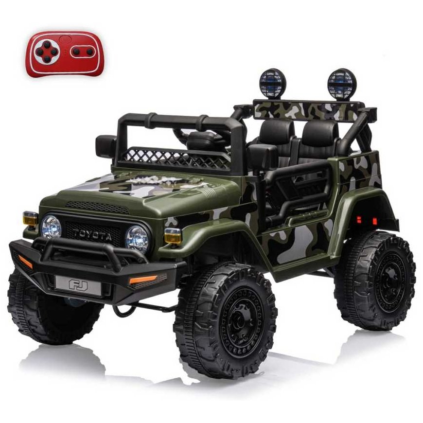 Milly Mally Toyota FJ Cruiser Army transporto priemonė su akumuliatoriumi – 2