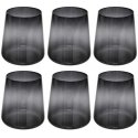 Secret De Gourmet DREAMS black glass glasses, 6 pcs, 540 ml Secret De Gourmet DREAMS black glass glasses, 6 pcs, 540 ml