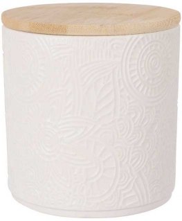 Bambu keraaminen astia bambukannella, Ø 10 x 10,5 cm