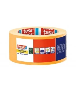 TESA Professional 4344 50 m General purpose masking tape Suitable for indoor use Suitable for outdoor use Paper Orange