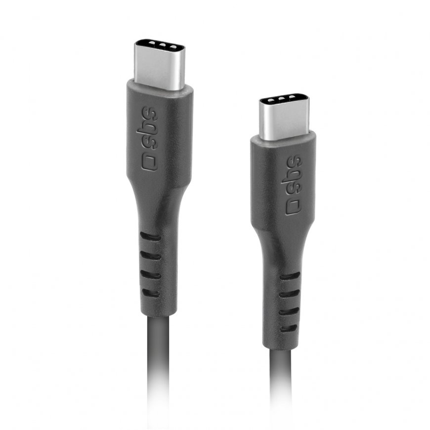 SBS TECABLETCC3M USB kabelis USB 2.0 3 m USB C Juoda