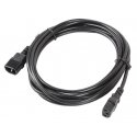 Lanberg CA-C13E-11CC-0050-BK virtajohto musta 5 m C13 liitin C14 liitin Lanberg CA-C13E-11CC-0050-BK virtajohto musta 5 m C13 liitin C14 liitin