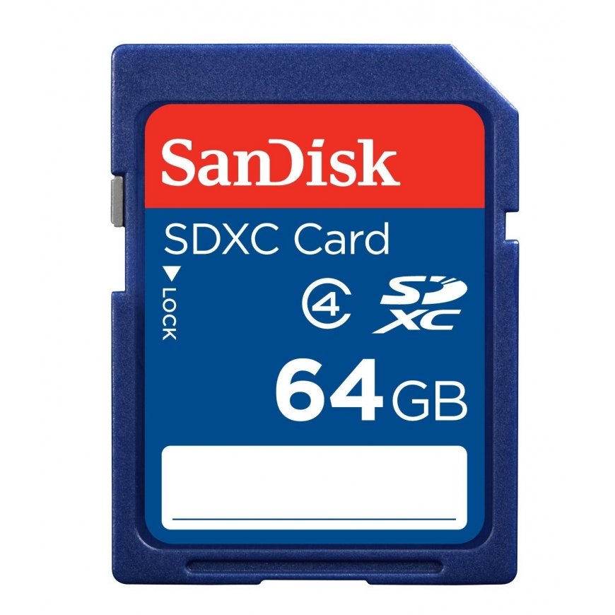 SanDisk 64GB SDXC Klasės 4