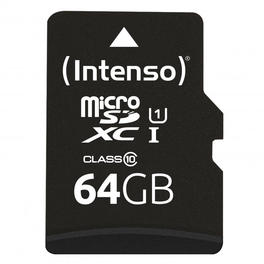 Intenso 3423490 zibatmiņa 64 GB MicroSDXC
