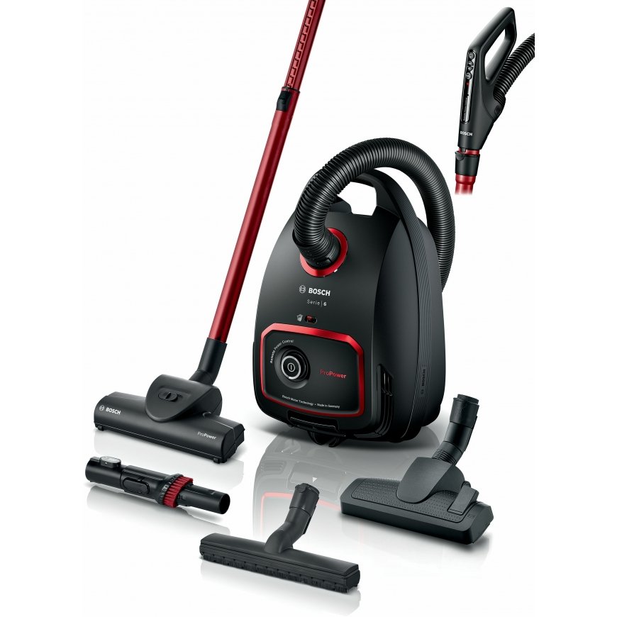 Bosch Serie 6 ProPower 4 L Sylinteripölynimuri Kuiva 850 W Pölypussi