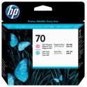 HP 70, Печатающая головка DesignJet, Светло-пурпурная и Светло-голубая