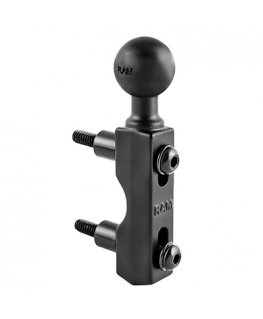 RAM Mounts RAM-B-309-1U монтажный набор Черный Алюминий, Прорезиненный