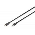 Digitus USB-C silicone connection cable, 2m, black