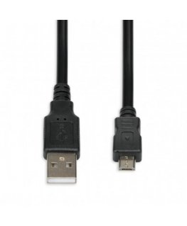 iBox IKU2M18 USB kabelis USB 2.0 1,8 m USB A Micro-USB B Melns