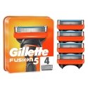 Gillette Fusion 5 žilete 4 pcs Vīrieši Gillette Fusion 5 žilete 4 pcs Vīrieši