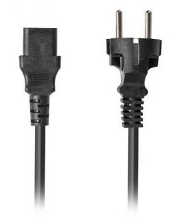 Lanberg CA-C13C-15CC-0018-BK кабель питания Черный 1,8 m Разъем C13 CEE7/7