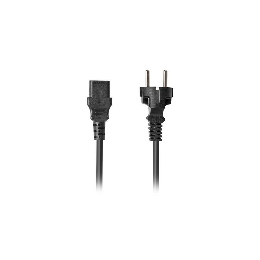 Lanberg CA-C13C-15CC-0018-BK maitinimo kabelis Juoda 1,8 m C13 šakotuvas CEE7/7