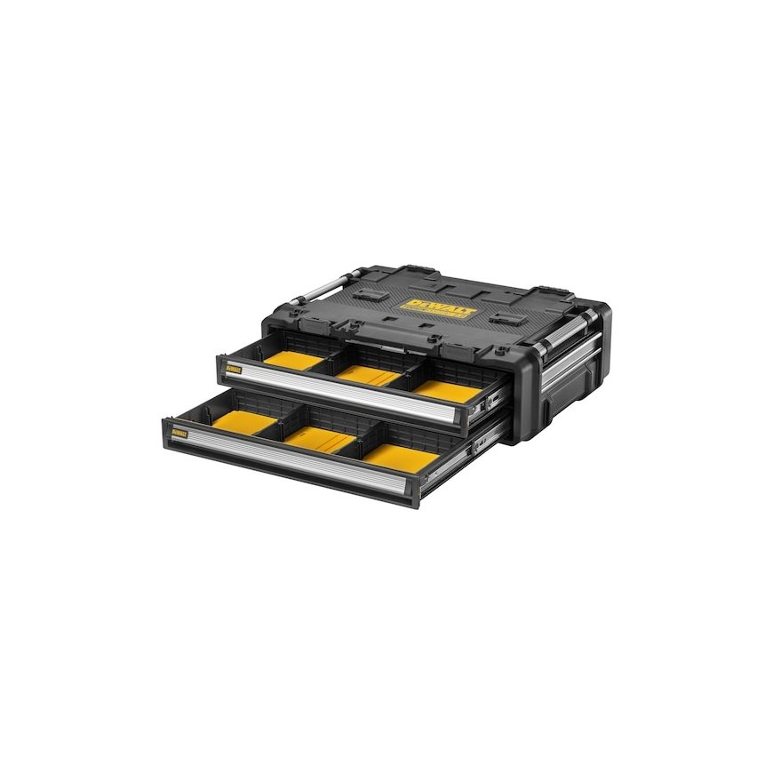 DeWALT DWST08520-1 tööriistakast Metall, Plast Must, Roostevaba teras, Kollane – 3