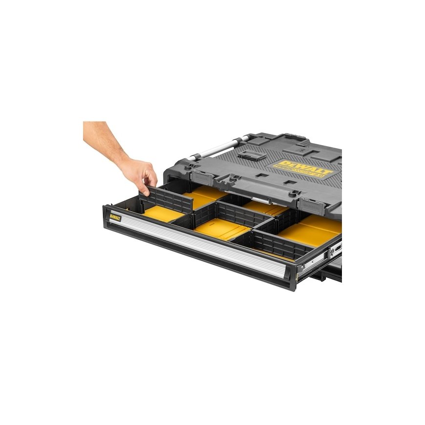 DeWALT DWST08520-1 instrumentu kārba Instrumentu kaste Metāls, Plastmasa Melns, Nerūsējošs tērauds, – 4