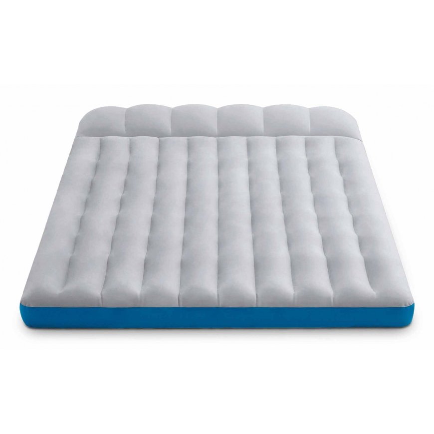 Intex 67999 air mattress Double mattress Blue, Light grey Unisex