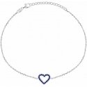 Brilio Silver Charming silver heart bracelet BRC39WB Brilio Silver Charming silver heart bracelet BRC39WB