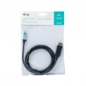i-tec C31CBLDP60HZ2M videokaapeli-adapteri 2 m USB Type-C DisplayPort musta
