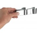 Wenko Shower holder mounted on a rail, installation without drilling Wenko Shower holder mounted on a rail, installation without drilling