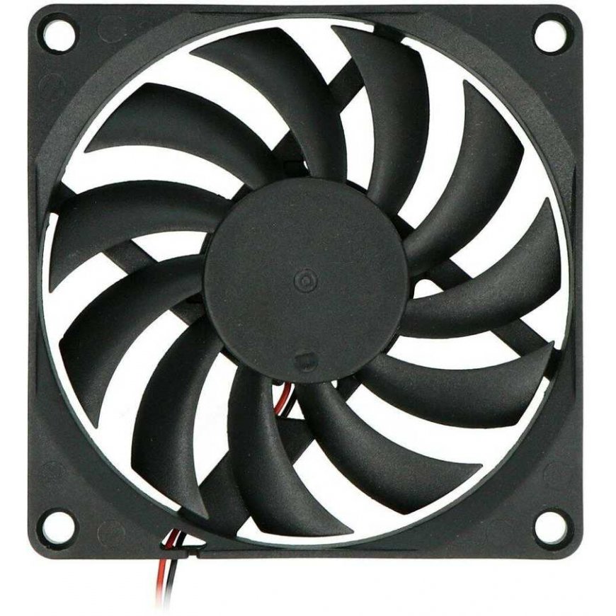 Odroid-tuuletin 12V 80x80x10,8mm - 2 johtoa – 2