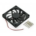 Odroid Fan 12V 80x80x10.8mm - 2 wires Odroid Fan 12V 80x80x10.8mm - 2 wires
