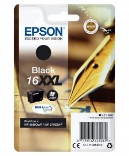 Epson Singlepack Black 16XXL DURABrite Ultra Ink