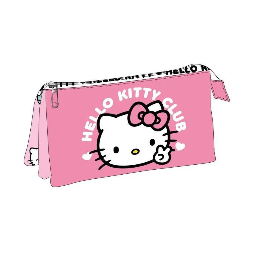 CERDÁ Hello Kitty triple pencil case