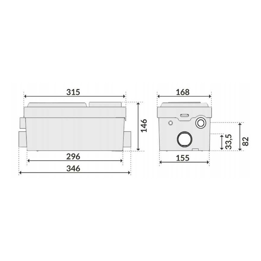 Ibo Dambat Dambat Sewage pump IBO Sanibo MINI 300W/230V – 3
