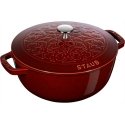 STAUB SPECIAL COCOTTE Apvalus ketaus puodas, lelija, 3,5 ltr, grenadinas STAUB SPECIAL COCOTTE Apvalus ketaus puodas, lelija, 3,5 ltr, grenadinas