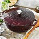STAUB SPECIAL COCOTTE Pyöreä valurautaruukku, lilja, 3,5 l, grenadiini STAUB SPECIAL COCOTTE Pyöreä valurautaruukku, lilja, 3,5 l, grenadiini