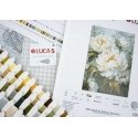 luca S Petit Point set - Spring Light Peonies 18x25cm SG715 luca S Petit Point set - Spring Light Peonies 18x25cm SG715