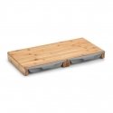 Bamboo Cutting Board with Pull-Out Trays, Bamboo Kitchen Accessory - 50 x 28.5 x 4.5 cm, ZELLER Bamboo Cutting Board with Pull-Out Trays, Bamboo Kitchen Accessory - 50 x 28.5 x 4.5 cm, ZELLER