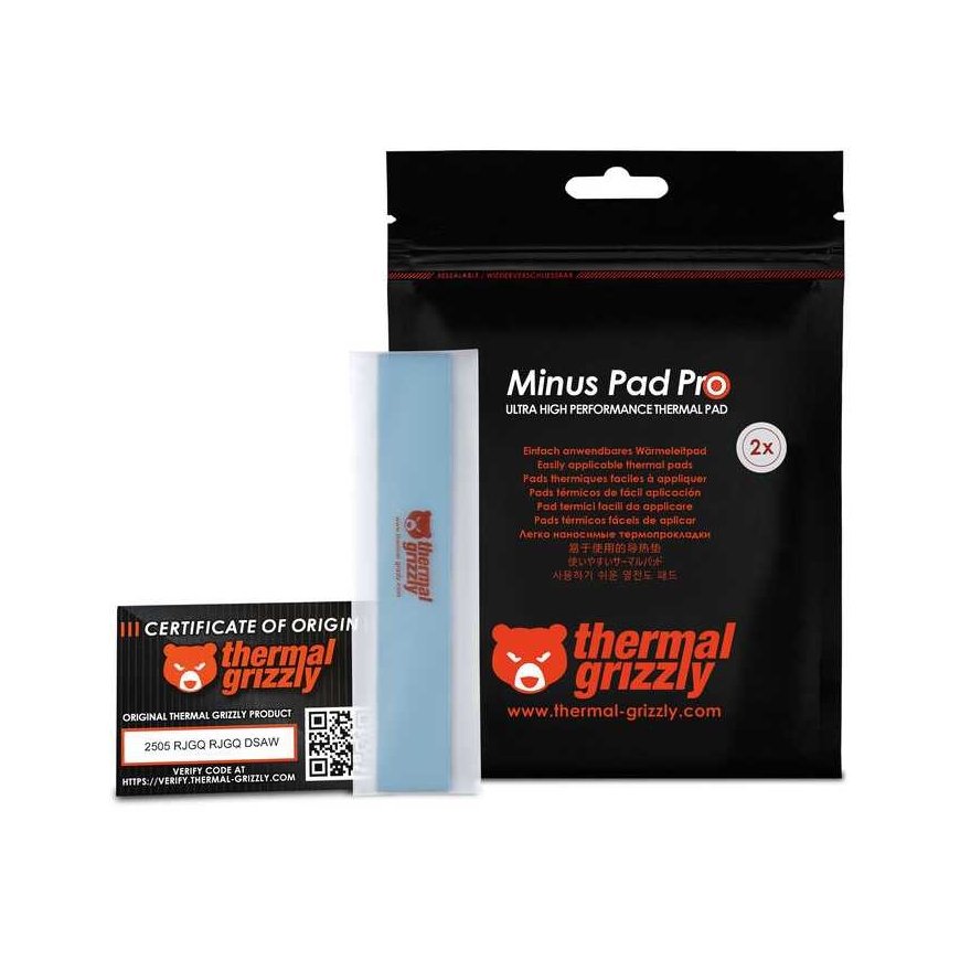 Thermal Grizzly Minus Pad Pro - 120 x 20 x 2.0 mm, 2 pcs. – 4